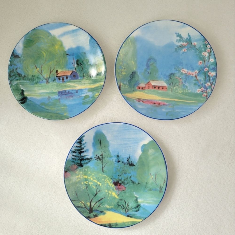 Decorative Plate Set (3) - Picture 2 of 6